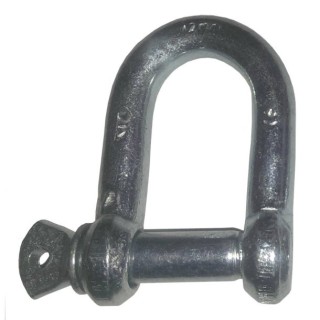Manille galvanisée droite 10mm | isonautique.com