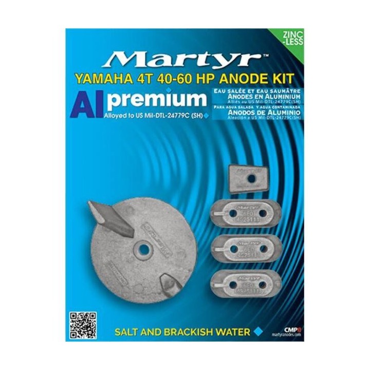KIT ANODES ALU 40-60CV | O LOUP DE MER