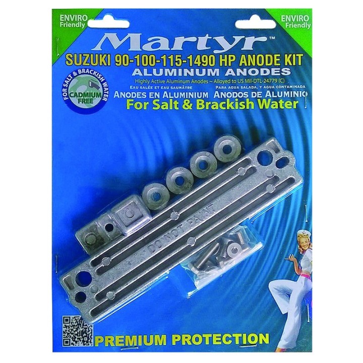 Kit anode alu pour Suzuki 90-100-115-140cv | isonautique.com.com