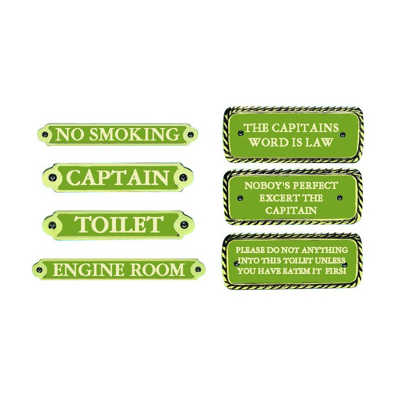 Plaques bronze à message 