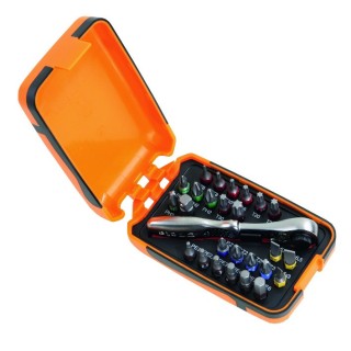 JEU DE 27 EMBOUTS POUR VISSEUSE + CLIQUET