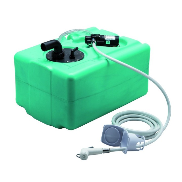 Réservoir 57 L + douchette et pompe 12V - 4 L/min