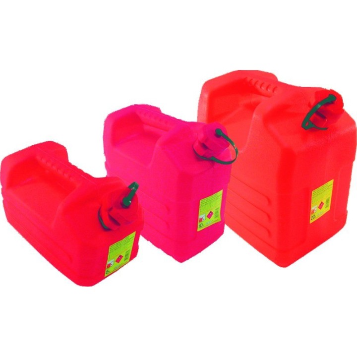 Jerrican hydrocarbures rouge