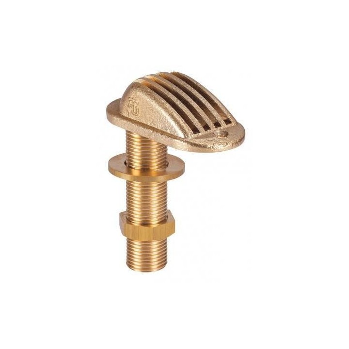 Passe-coque crépine arrondie - 1''1/2 - L 100
