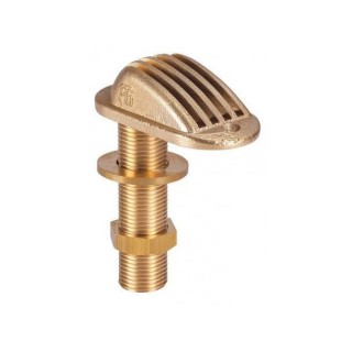 Passe-coque crépine arrondie - 3/4'' - L 80 mm