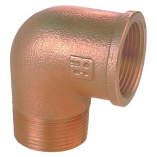 COUDE 90D MF BRONZE 1"1/2