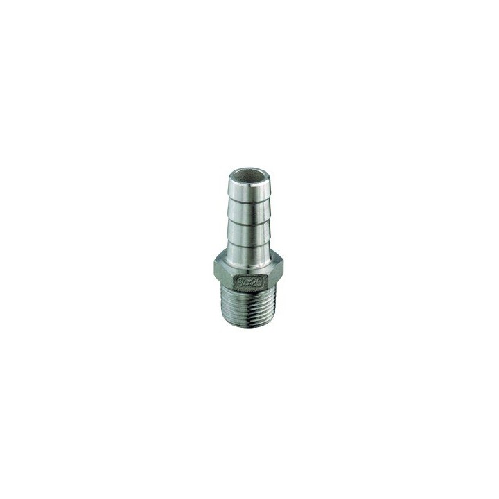 RACCORD INOX 1/4" X 10MM