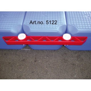 DEFENSE PLASTIQUE 2U PU ROUGE