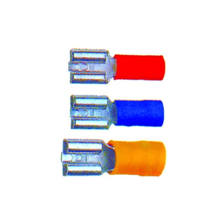 100 CLIPS FEM. ROUGE 2.8X0.8