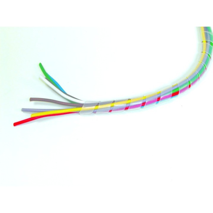 25M GAINE SPIRALE NOIRE D6