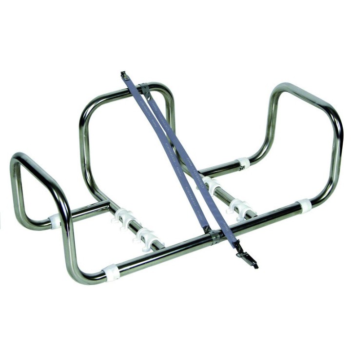 Support régalble inox pour radeau de survie