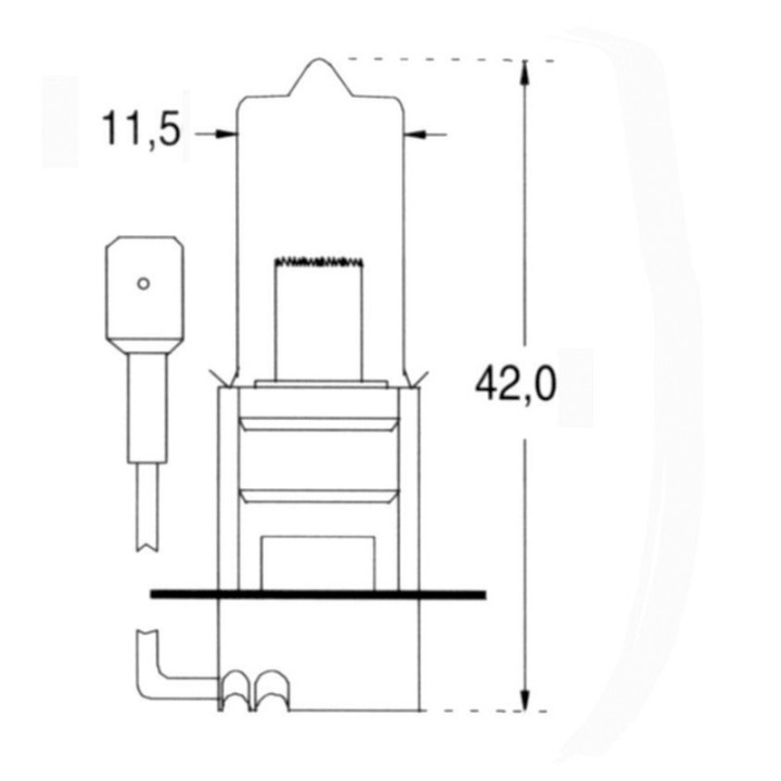 AMPOULE HALOGENE 12V 55W