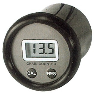 Compte-mètres circulaire à encastrer