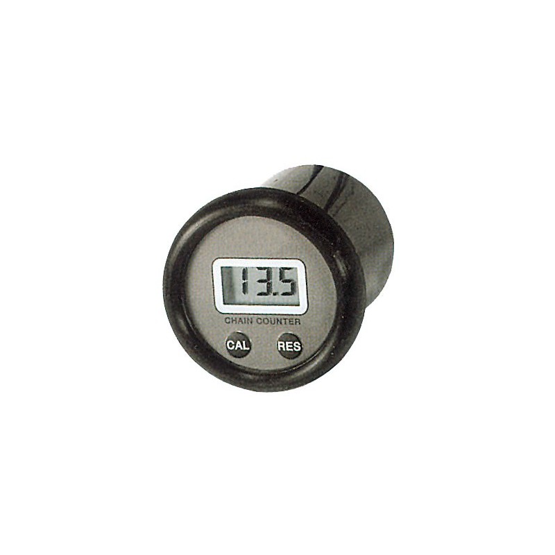 Compte-mètres circulaire à encastrer