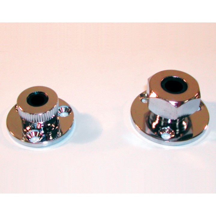 Passe pont laiton chromé pour câble 5-8mm | Oloupdemer