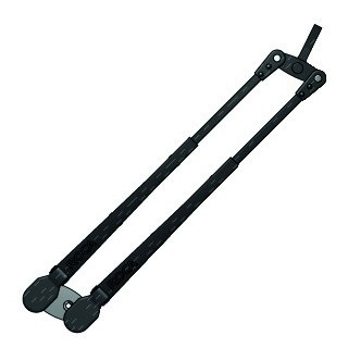 Bras essuie-glace inox noir - 324/460mm - W10/W12 | Oloupdemer