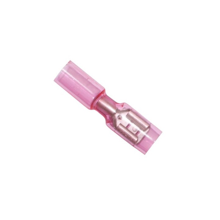 100 Clip femelle rouge thermo 0 | Oloupdemer