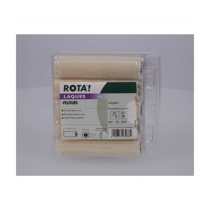 Lot de 10 manchons laqueur velours 100 mm | O loup de mer