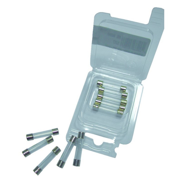 BTE 5 FUSIBLES VERRE 5X20MM-1A