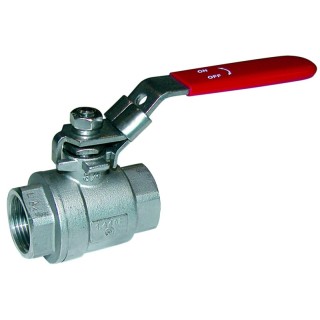 VANNE 1/4T 2V LEV 3/8" INOX