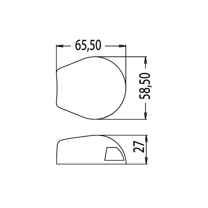 Feu à led "Sea-dog" inox