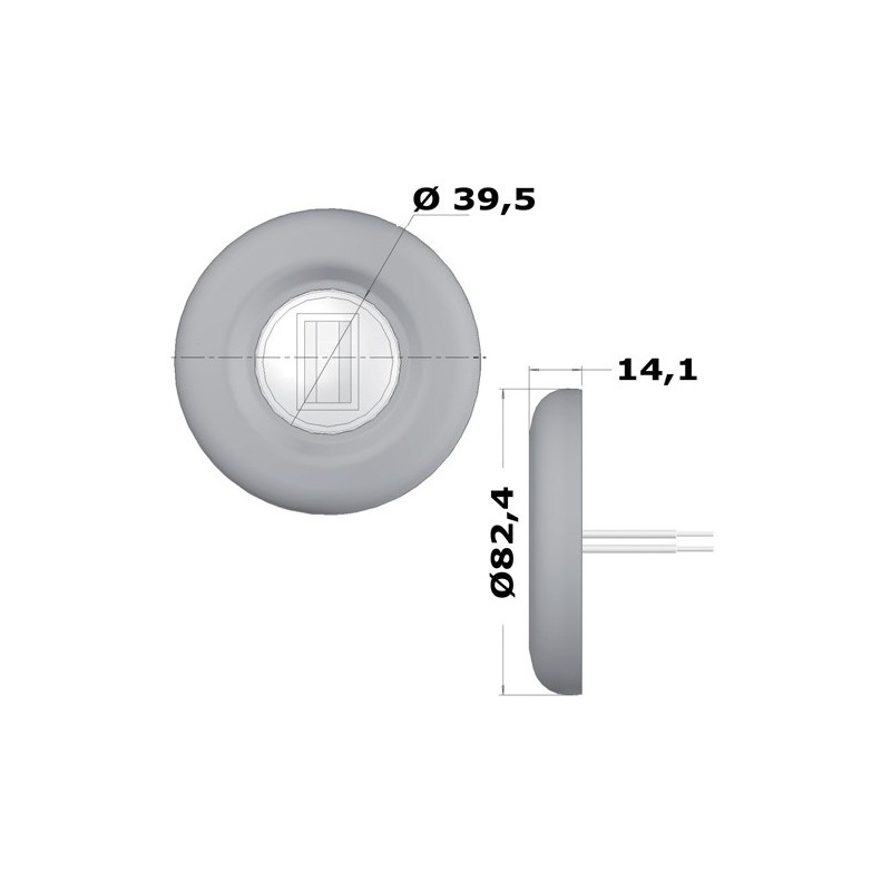 Feu à led "Sea-dog" inox