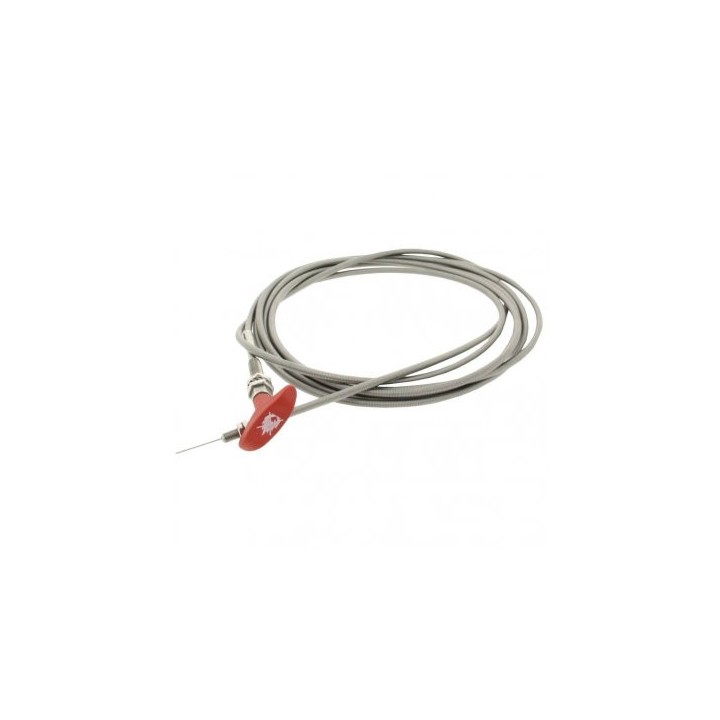 Poignée tirette pour STOP moteur - Rouge