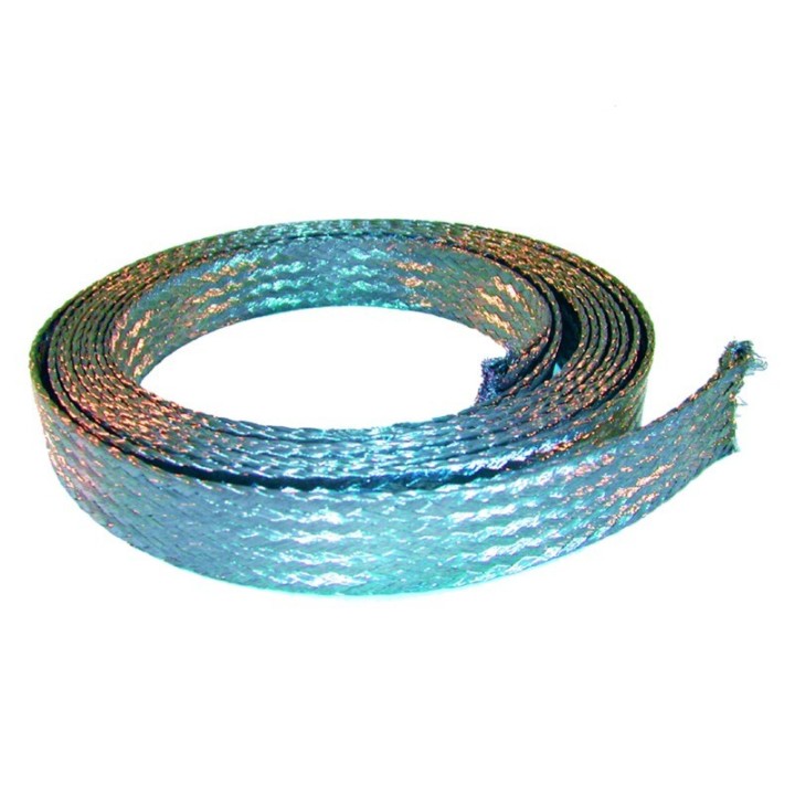 TRESSE PLATE CUIVRE 25MM2