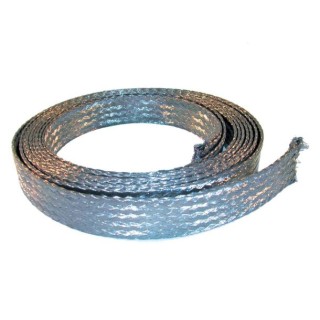 Tresse plate cuivre étamé 30mm² (vendue par 25m) | Oloupdemer.com