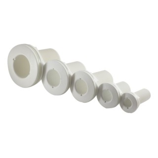 PASSE COQUE 3/4" 19MM BLANC