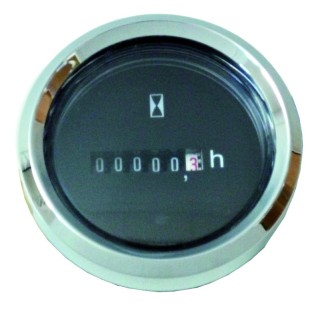 HORAMETRE 12/24V NOIR