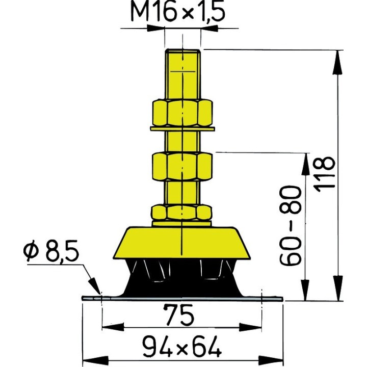 SUPPORT-MOTEUR TYPE K25(LA PCE