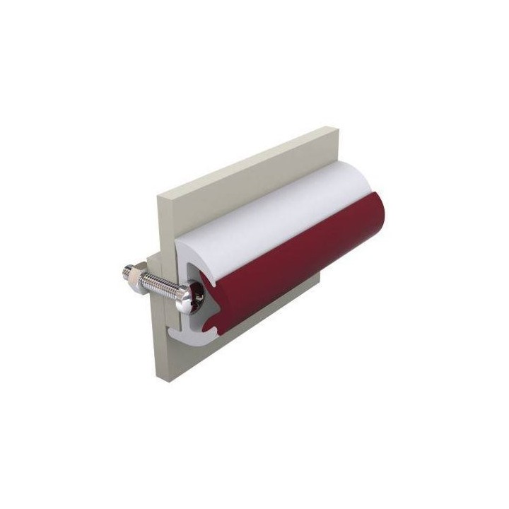 Profilé de base Poly - blanc - 30x26mm - rouleau de 30 m | Oloupdemer.com