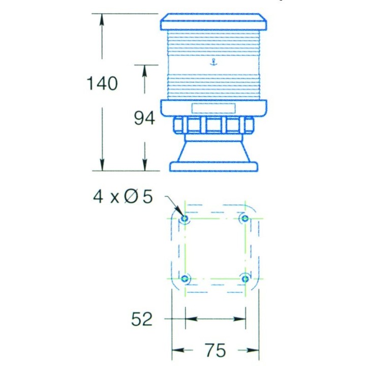 FEU BICOLORE(SUR SOCLE) BO TIE