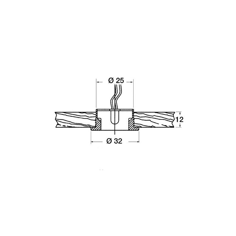 Lampe de courtoisie à LED "Circunus" 