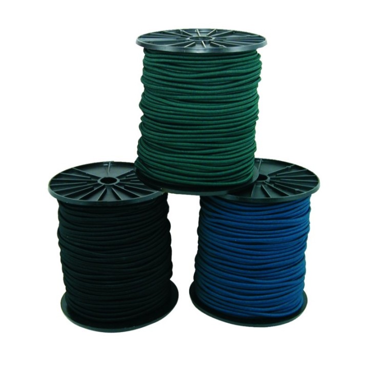 Sandow tresse polyester ø4 mm L100m - noir
