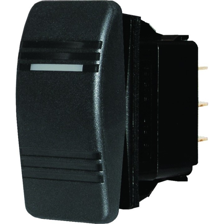 INTERRUPTEUR CONTURA SPST OFF-ON NOIR