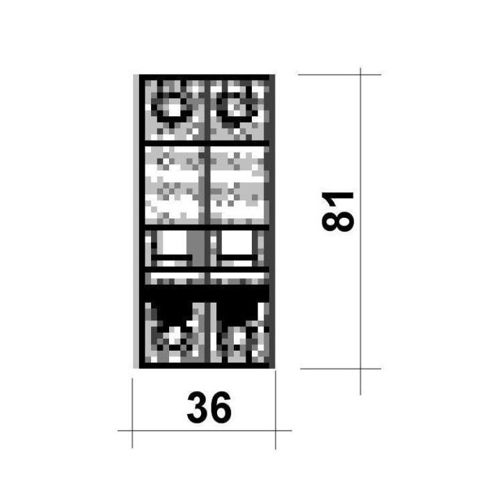 Disjoncteur C60N 230V-16A bipolaire | Oloupdemer