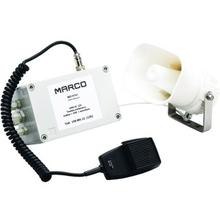 AVERTISSEUR 12V+MICRO+VHF CONNECTION