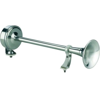 Trompe 12V acier inox EMX1 long 470mm