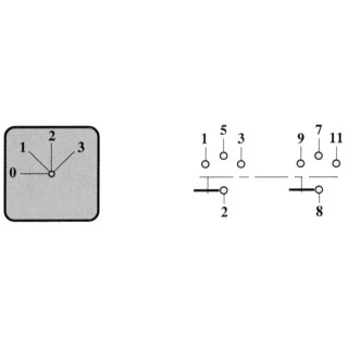 COMMUT 10A 2P 0-1-2-3