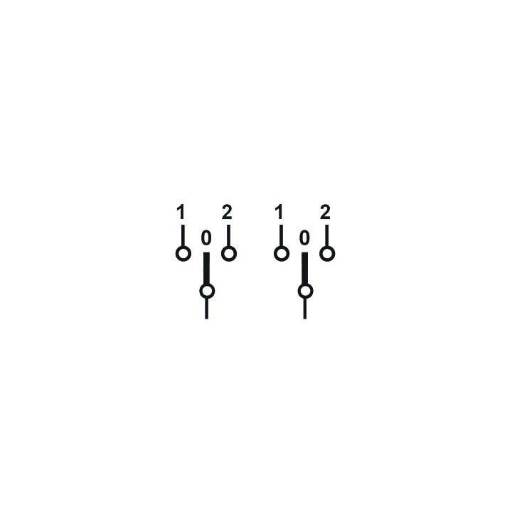 COMMUT 50A 2P 1-0-2 IP65