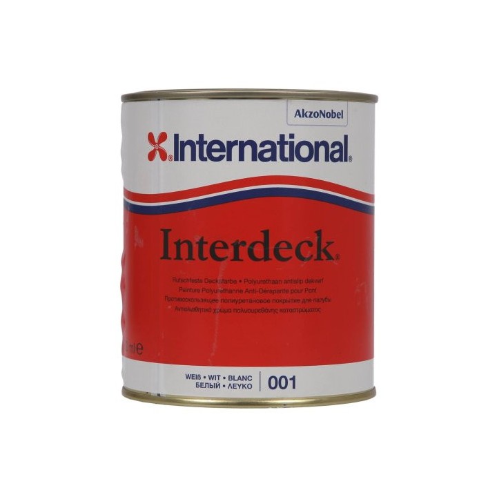 Interdeck blanc 001 0.75 L | isonautique.com.com