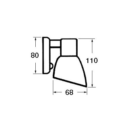 Applique orientable "Opal II" super compacte