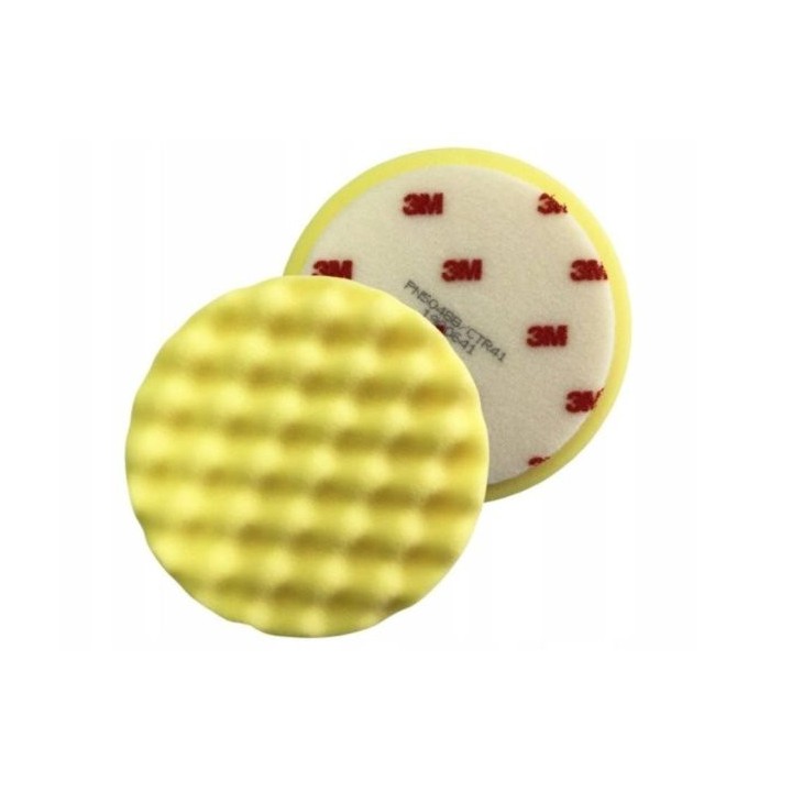 Boite de 2 mousses alveolées jaunes Ø150
