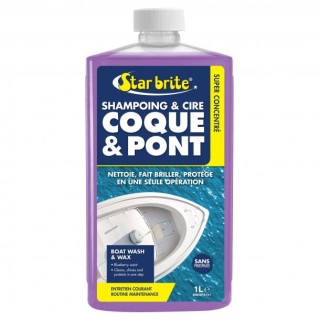 Shampoing et cire universel coque et pont 1L - Star Brite