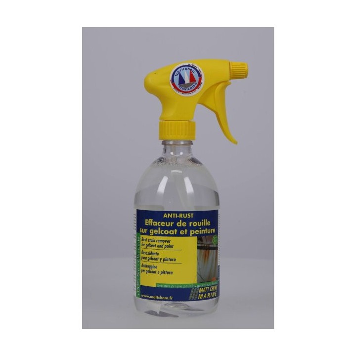 Anti rust dérouillant gelcoat 500ML | Oloupdemer.com