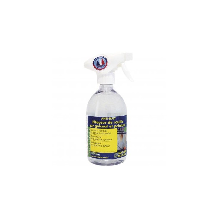Anti rust dérouillant gelcoat 500ML | Oloupdemer.com