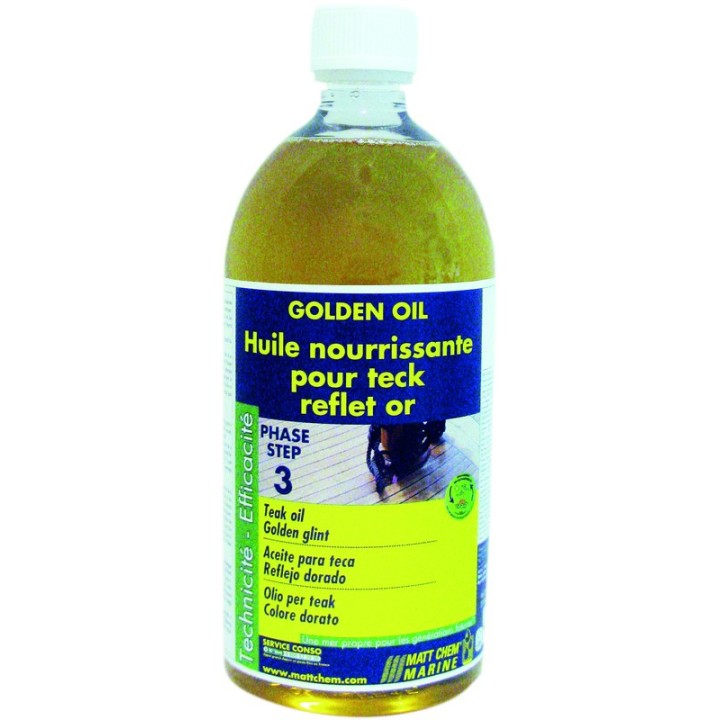 Huile de teck Golden oil 1L | isonautique.com