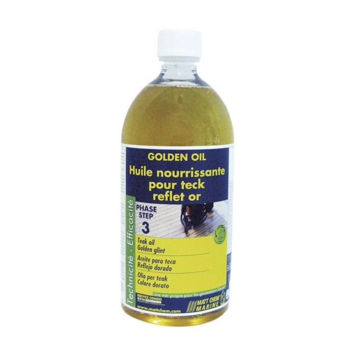 Huile de teck Golden oil 1L | isonautique.com
